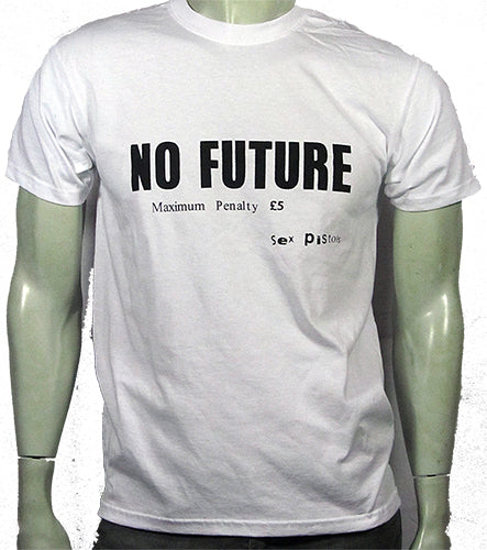 No Future white t-shirt