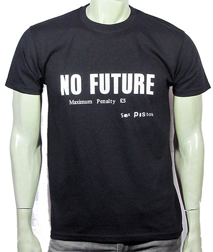 No Future black t-shirt