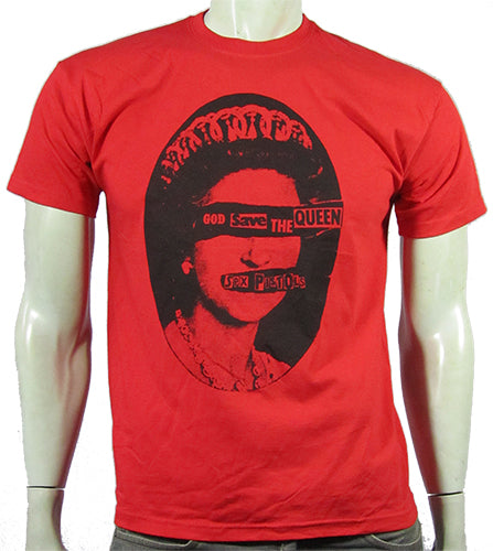 Blind Queen in black on red T-SHIRT