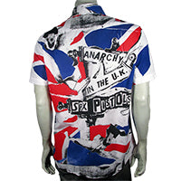 Anarchy short sleeved white shirt