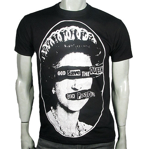 Giant Blind Queen on black T-SHIRT or MUSLIN