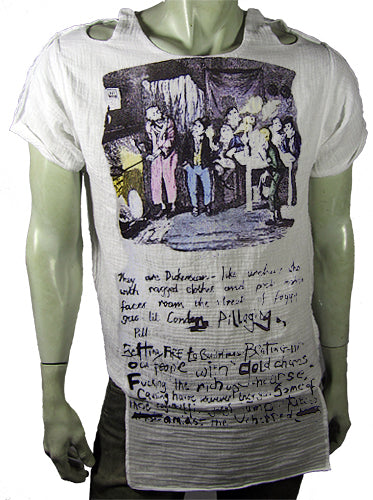 Oliver Twist white T-SHIRT or MUSLIN