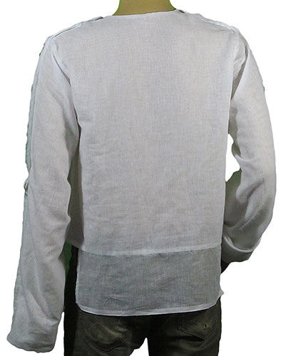 Plain white muslin