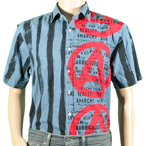 Romance of Anarchy A grey short sleeved shirt