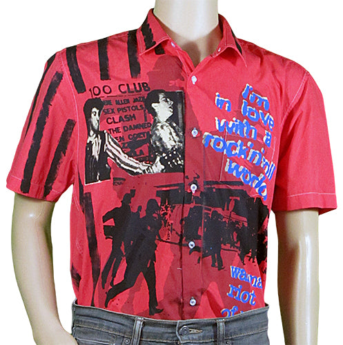 Riot of my Own red short sleeved shirt