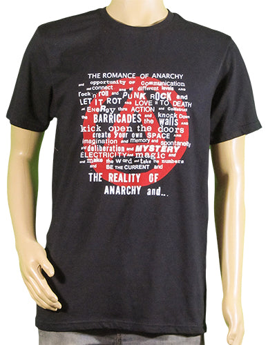 Romance of Anarchy black t-shirt