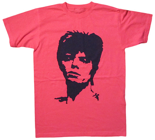 SALE: Medium. Sid Bowie pink t-shirt