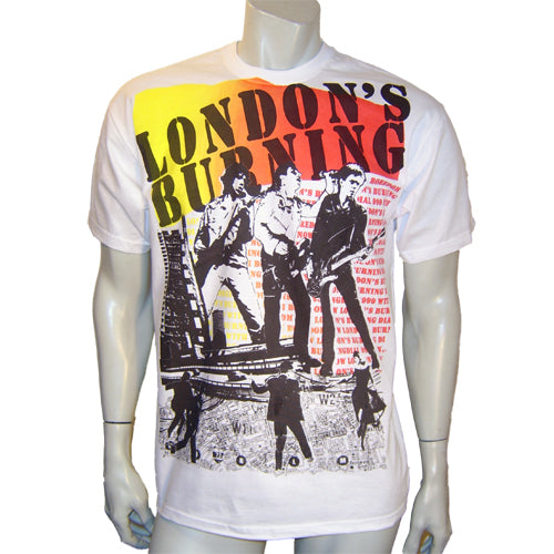 London's Burning white t-shirt