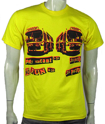 Pretty Vacant yellow t-shirt