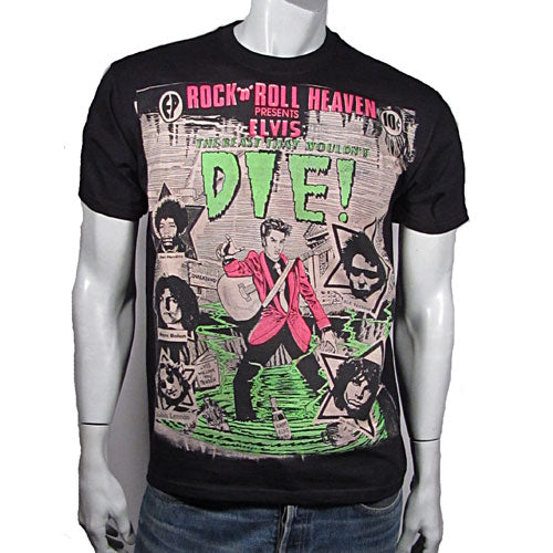Rock'n'Roll Heaven black t-shirt