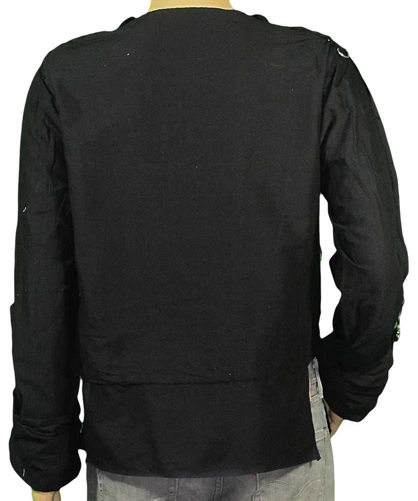 Anarchy on black T-SHIRT or MUSLIN