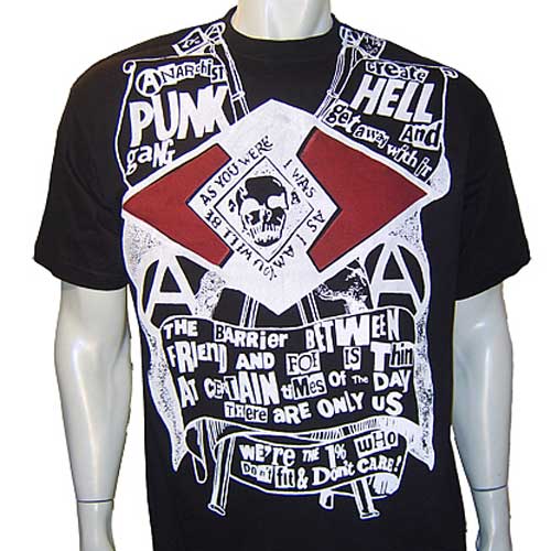 Anarchist Punk Gang black t-shirt