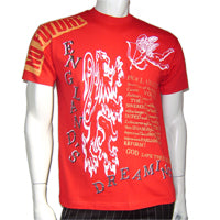 England's Dreaming red t-shirt