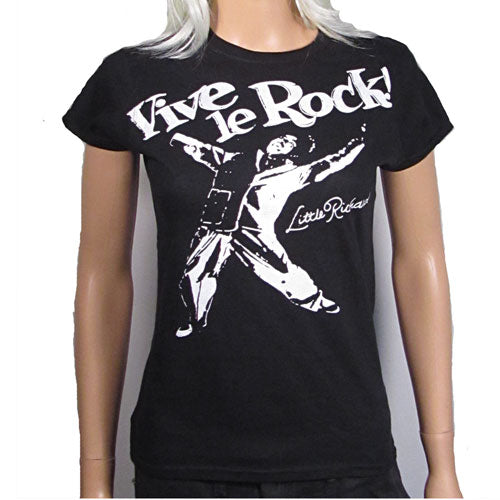 Vive le Rock Little Richard  black WOMEN'S t-shirt