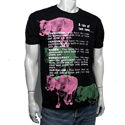 Cows black t-shirt