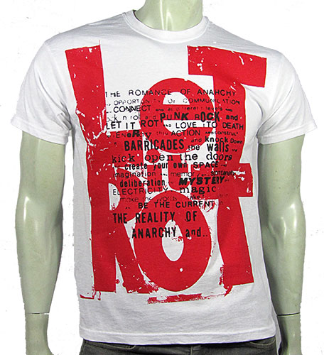 Let It Rot white T-SHIRT or MUSLIN