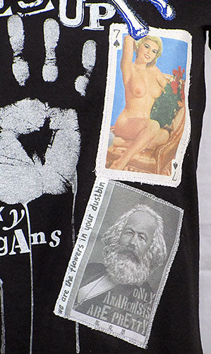 Dress Up to Mess Up black WOMEN'S t-shirt