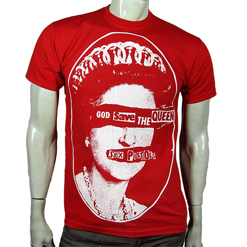 Giant Blind Queen on Red t-shirt