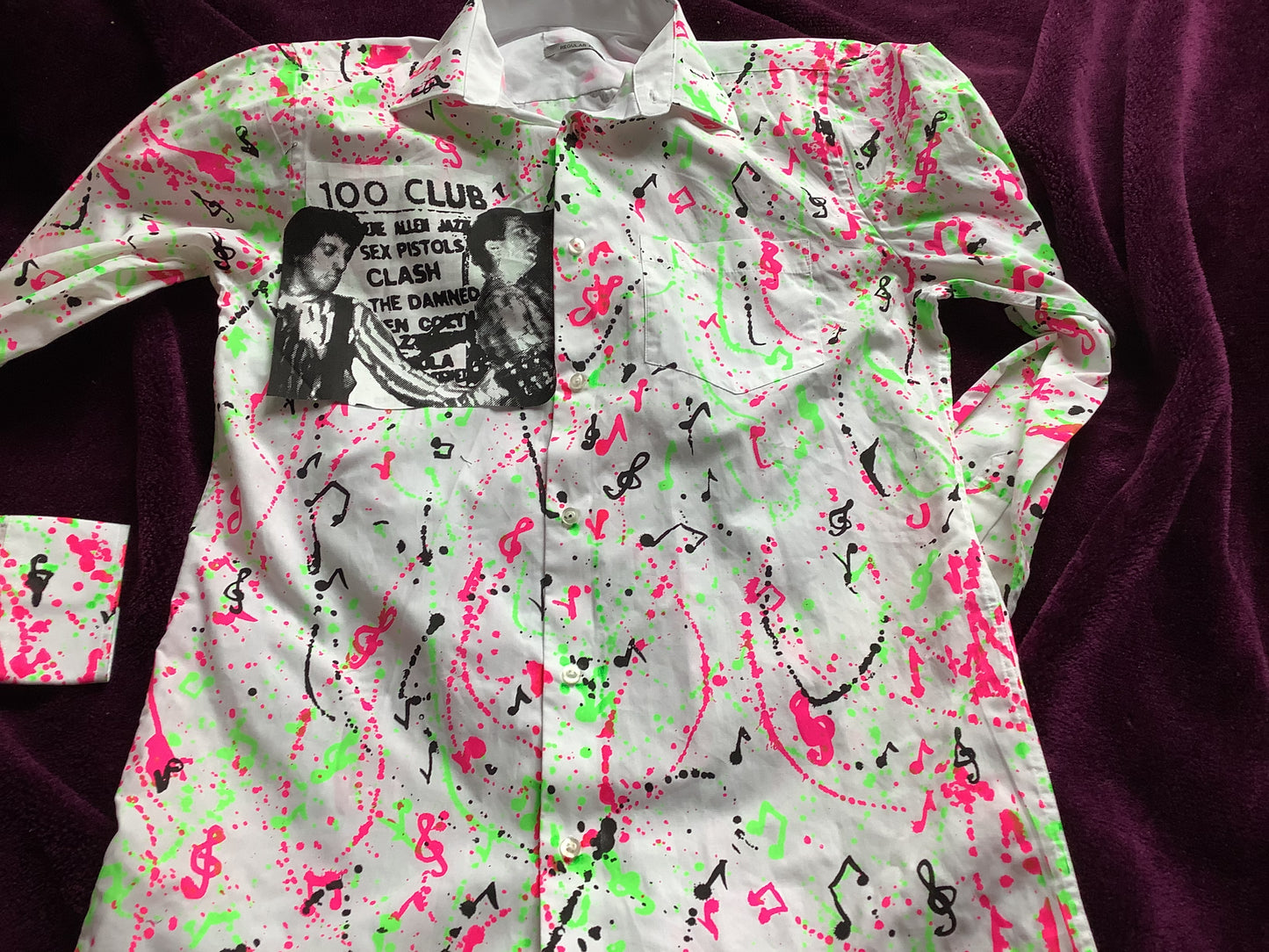 Splots white shirt with or without patch