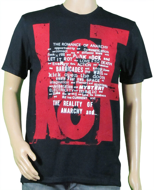 SALE: Let It Rot black t-shirt (small)