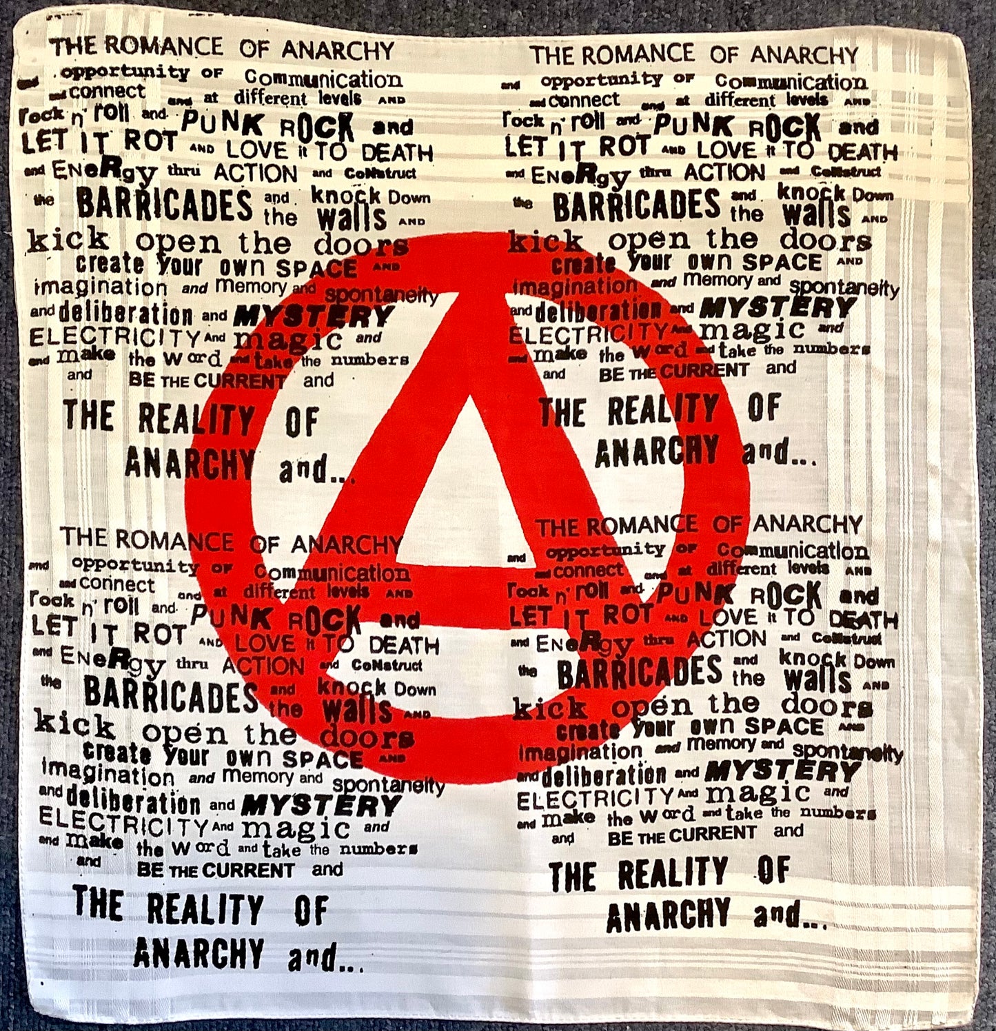 Romance of Anarchy hanky