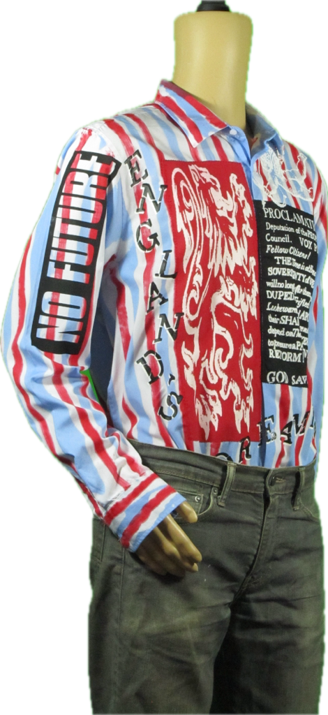 England's Dreaming Blue & red stripe shirt