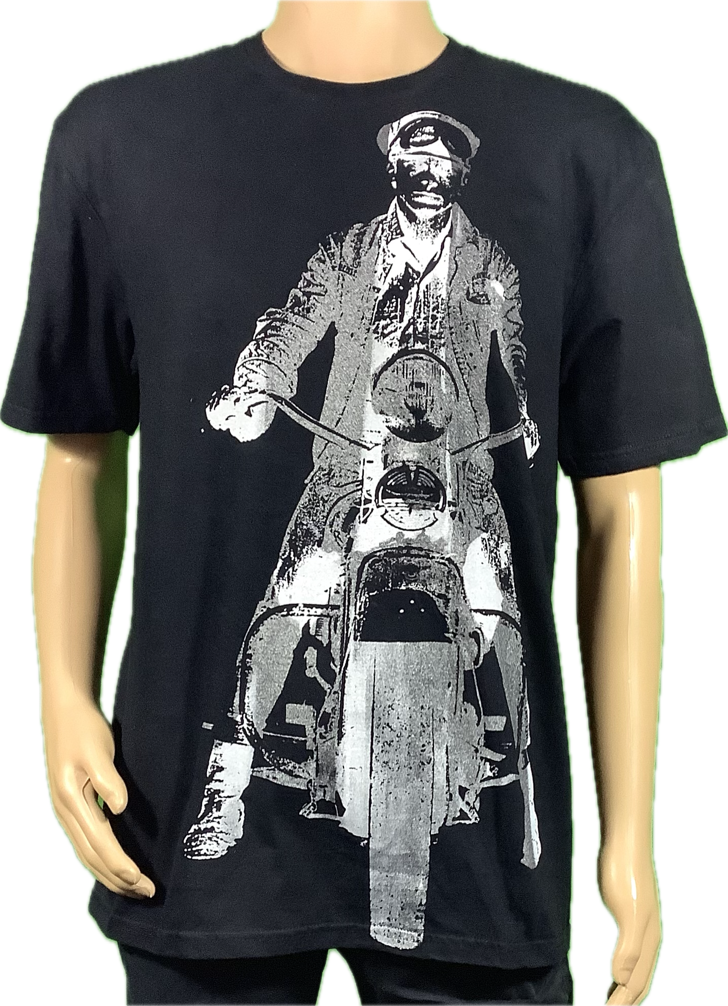 SALE: Large Jan Cremer Harley motorbike Black t-shirt