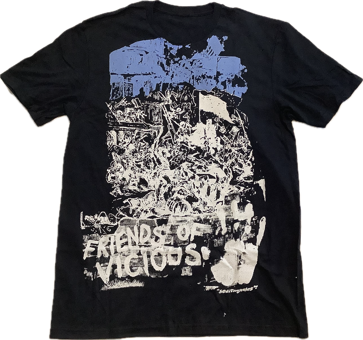 Friends of Vicious black T-SHIRT or MUSLIN