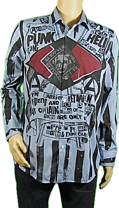 Anarchist Punk grey shirt