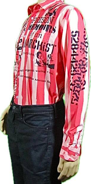 Prison Memoirs red striped shirt