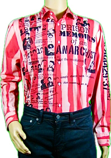Prison Memoirs red striped shirt