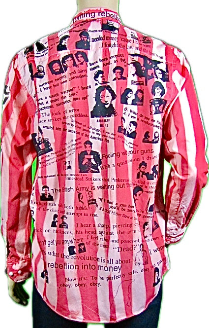 Prison Memoirs red striped shirt