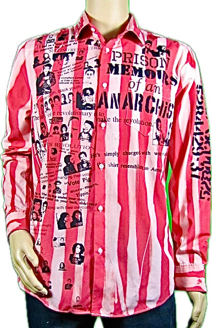 Prison Memoirs red striped shirt