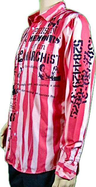 Prison Memoirs red striped shirt
