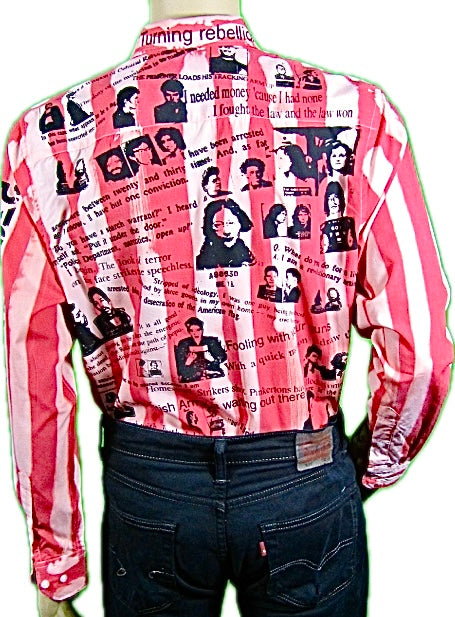 Prison Memoirs red striped shirt