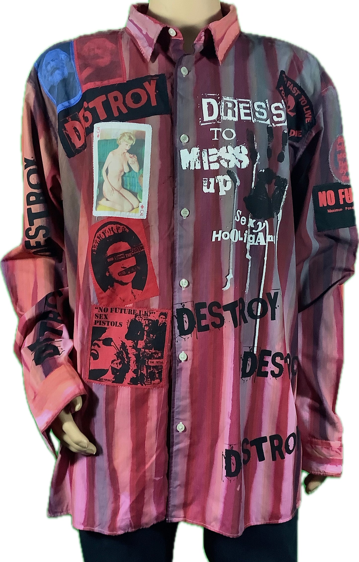 SAMPLE: 19.5 collar Dress up to Mess Up (29.5” - 75cm across)