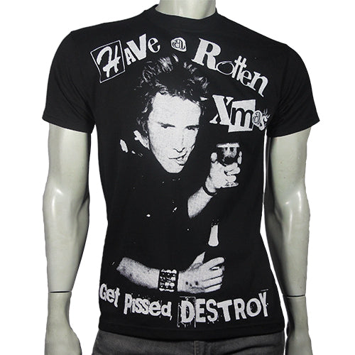 Have a Johnny Xmas black t-shirt