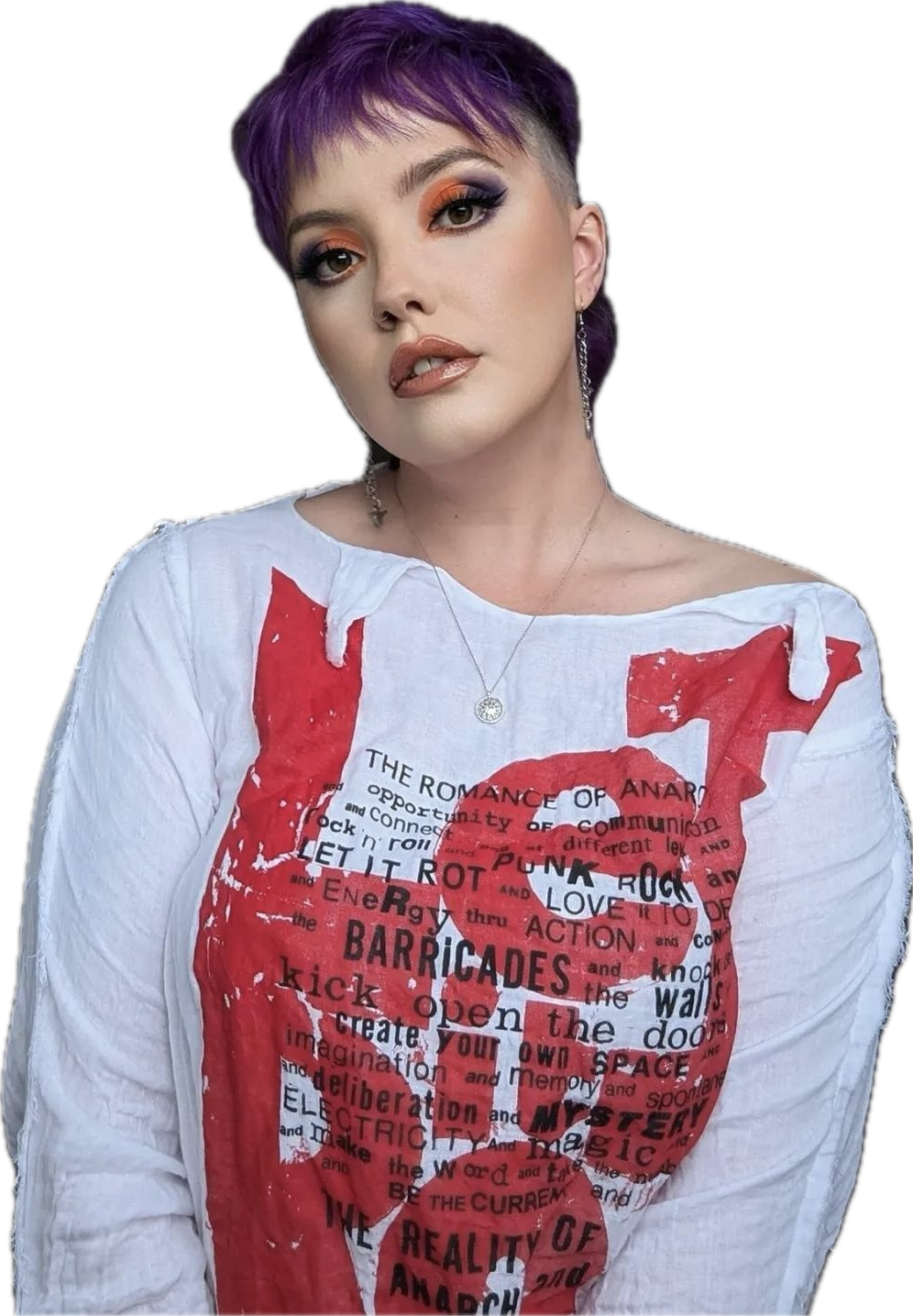 Let It Rot white T-SHIRT or MUSLIN
