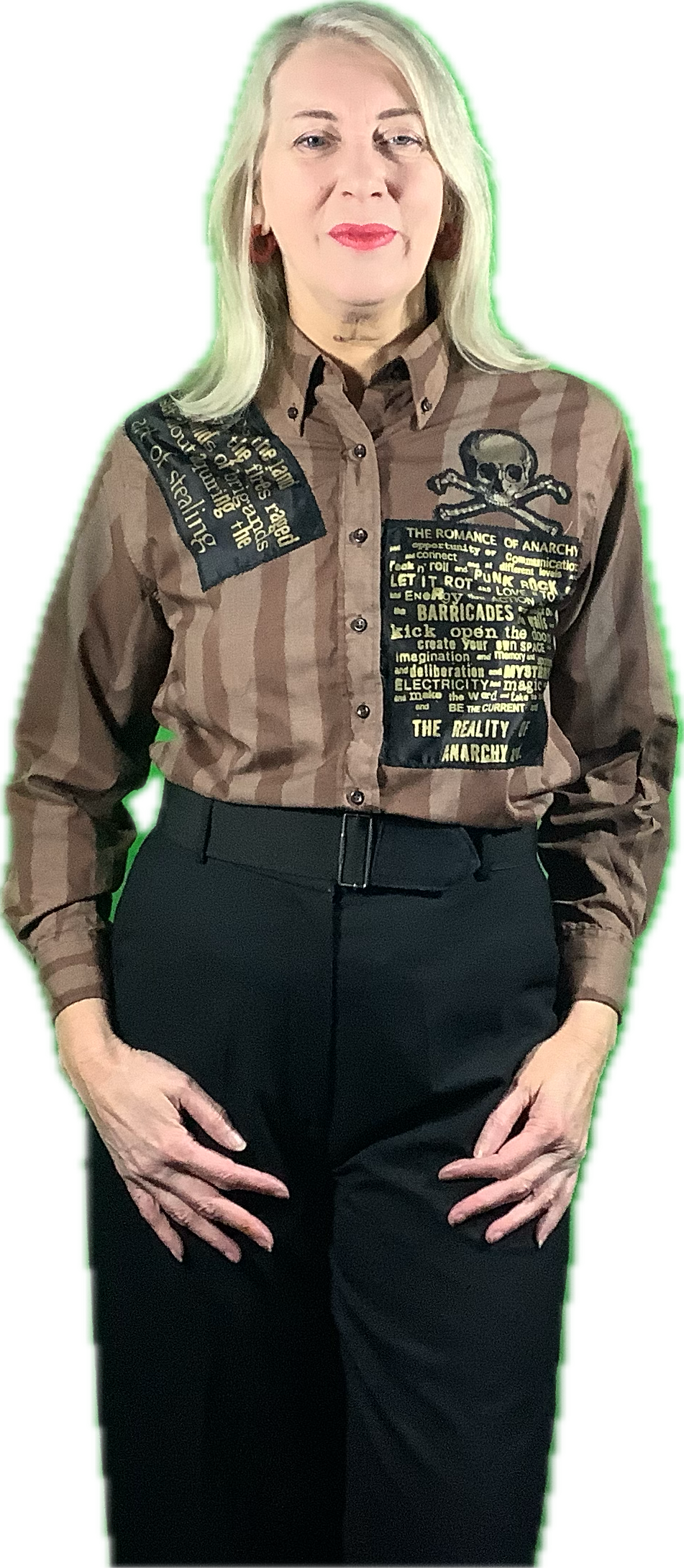 Sample: women’s shirt Romance of Anarchy - size 10/12