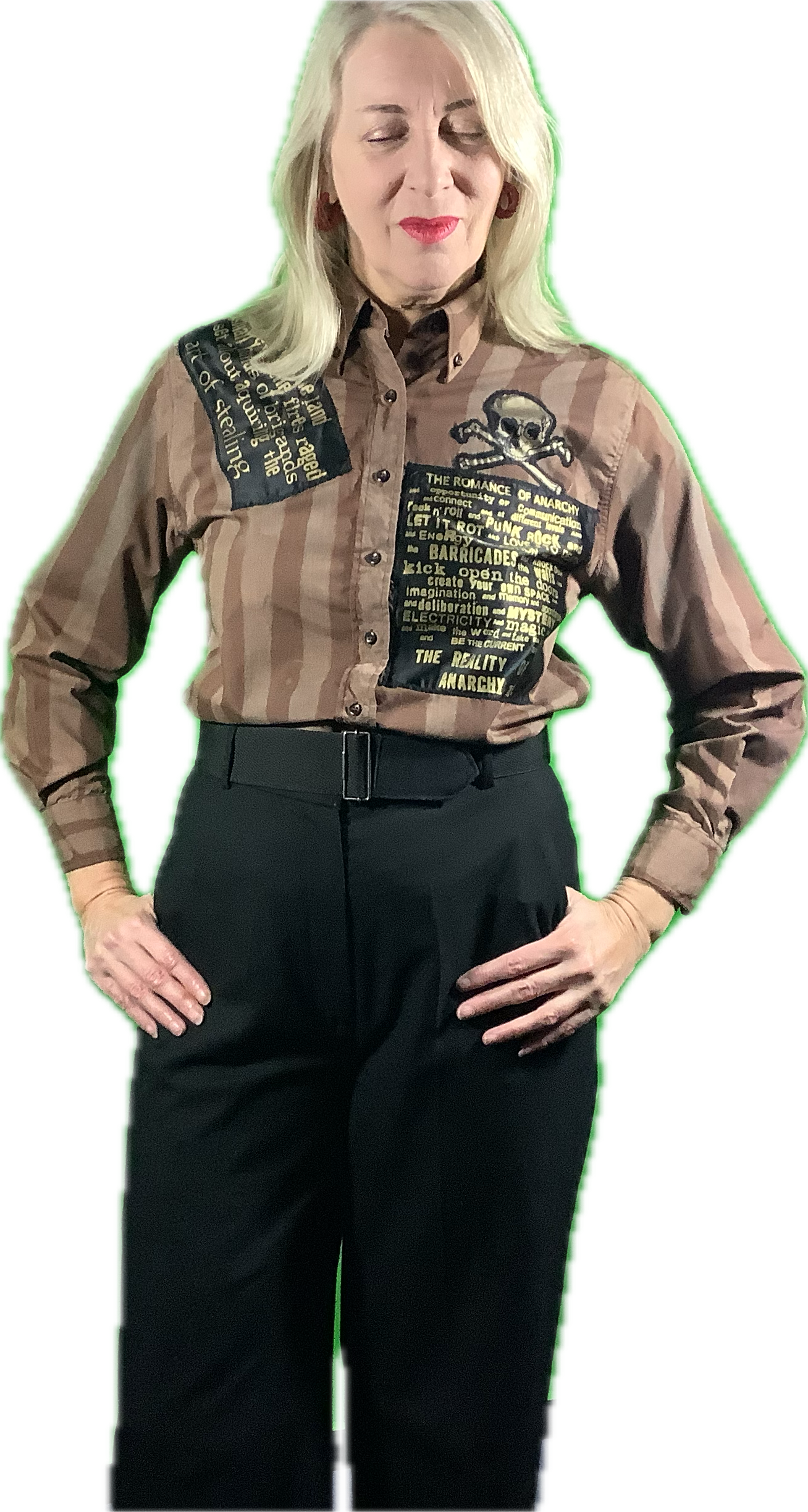 Sample: women’s shirt Romance of Anarchy - size 10/12