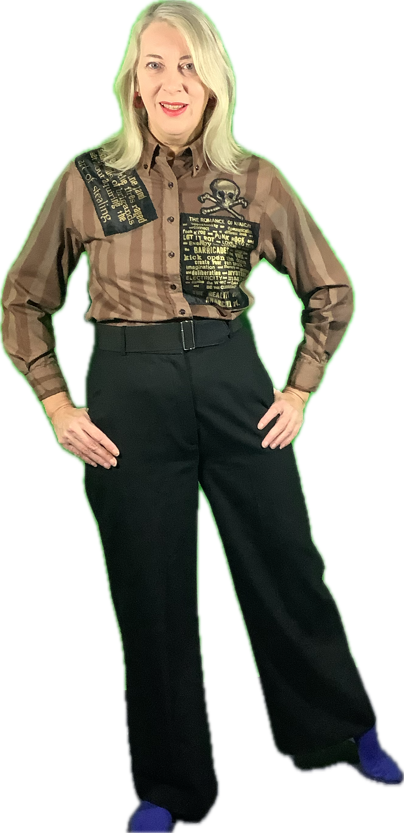 Sample: women’s shirt Romance of Anarchy - size 10/12