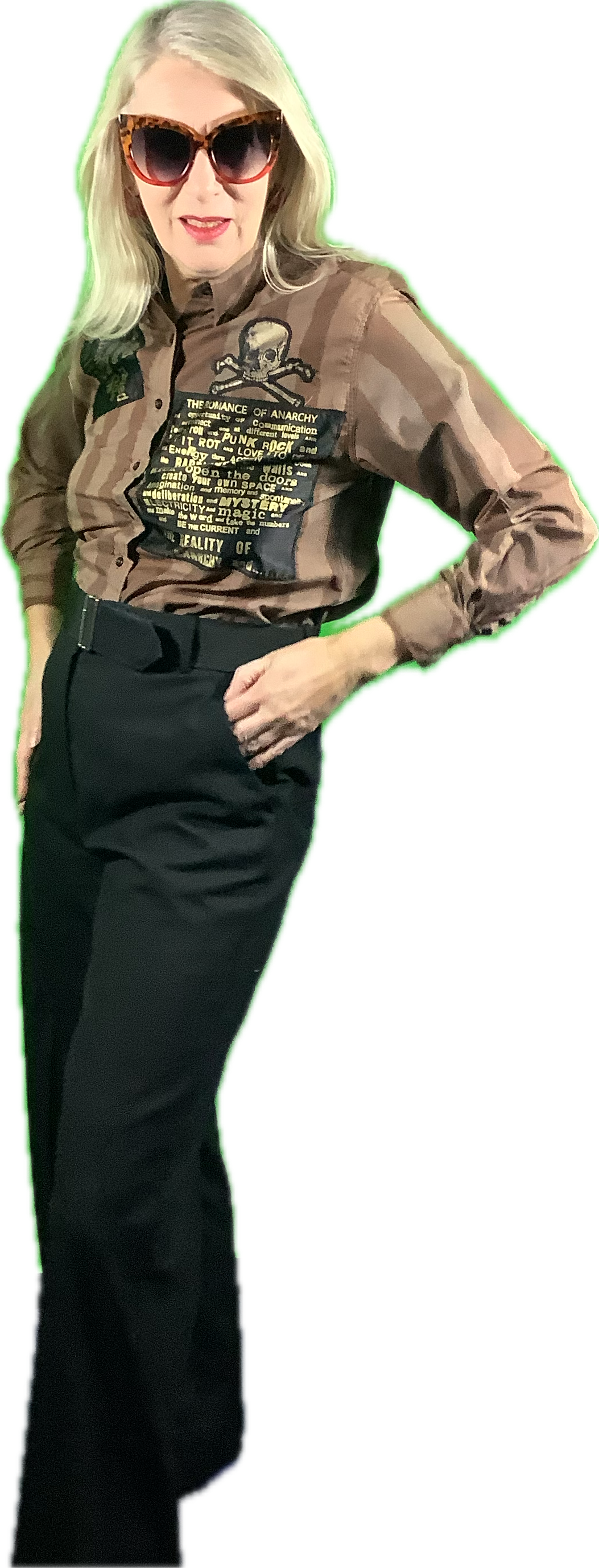 Sample: women’s shirt Romance of Anarchy - size 10/12