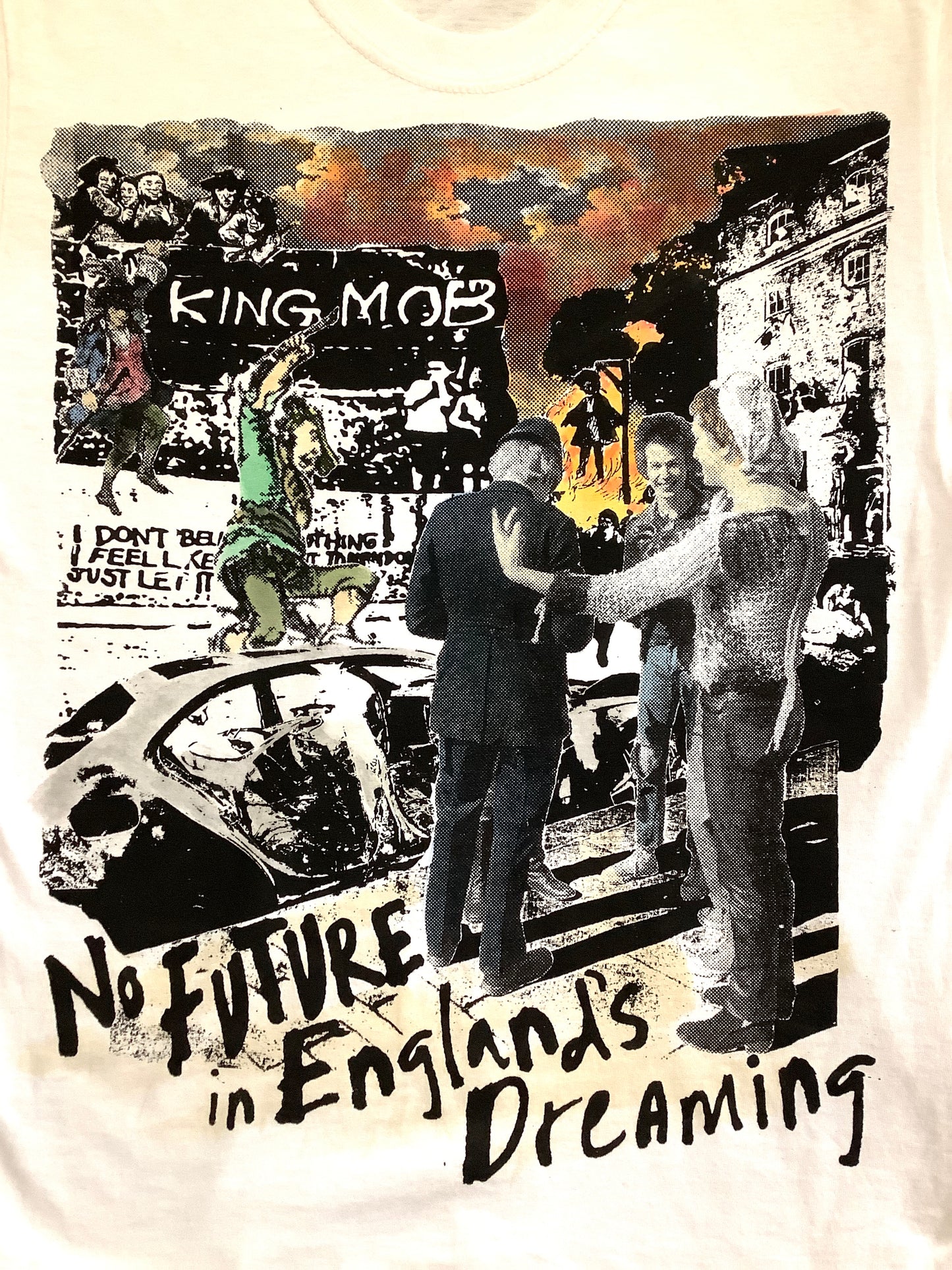 King Mob No Future Steve Sid white t-shirt