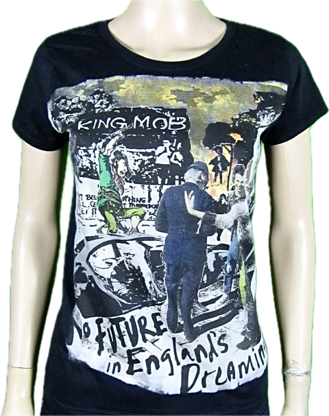 King Mob Sid & Steve WOMEN'S black t-shirt