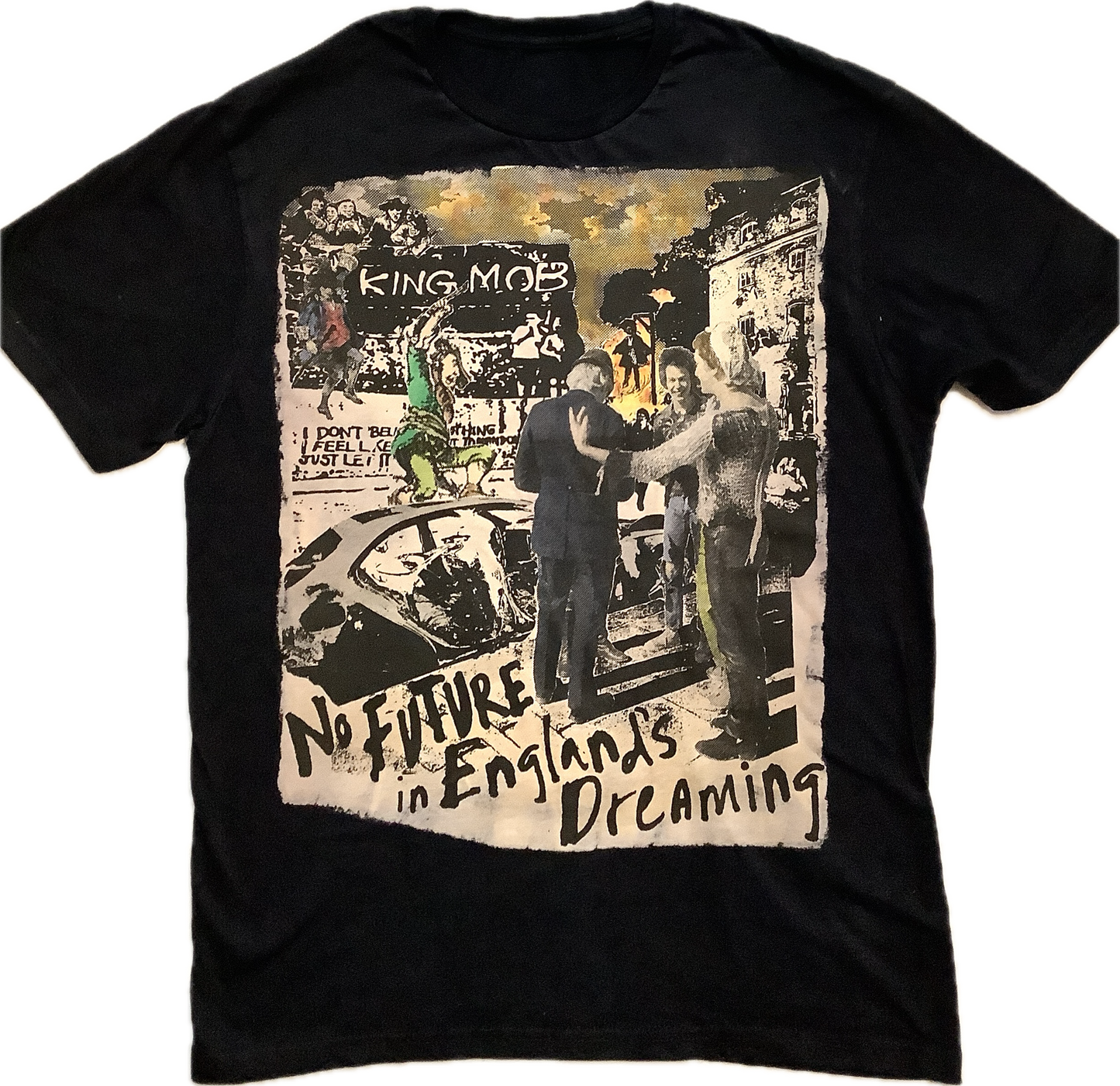King Mob No Future Steve Sid Black t-shirt