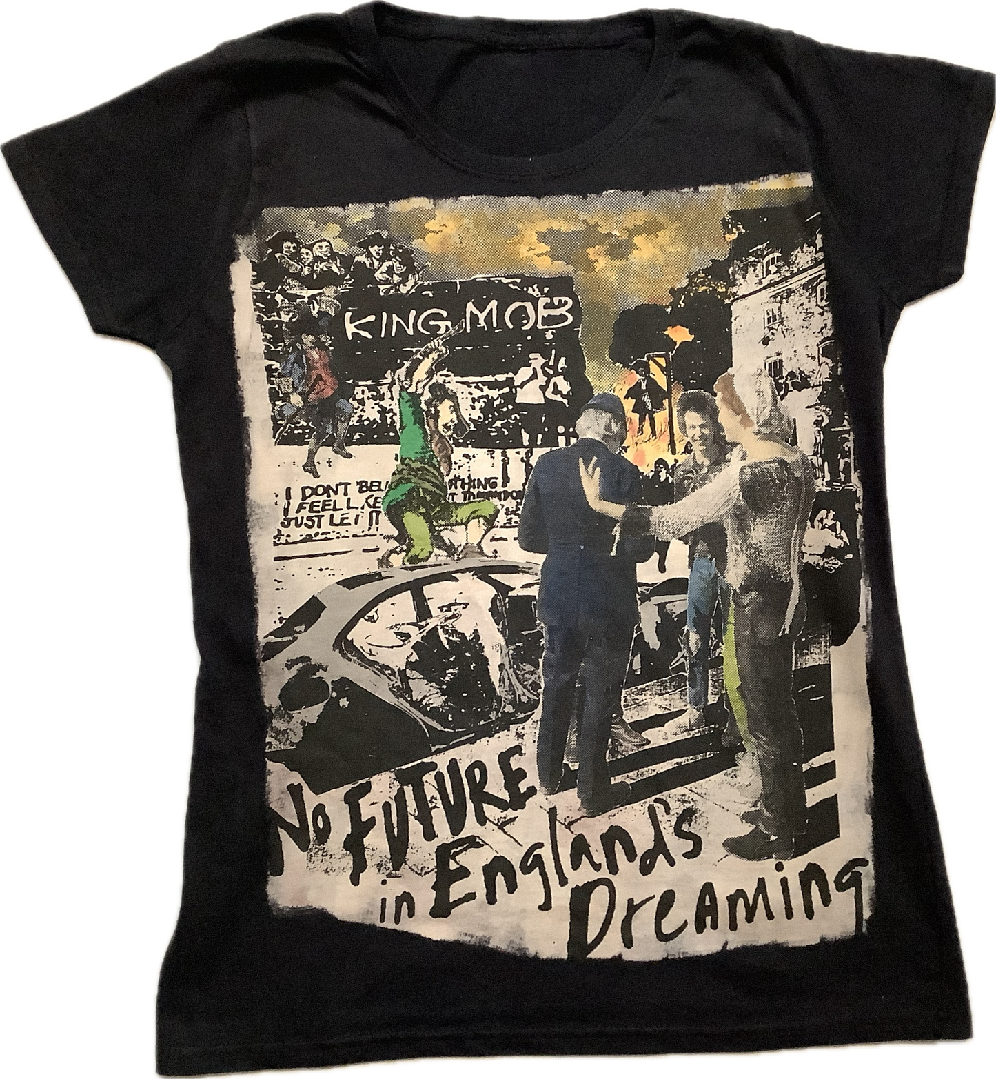 King Mob Sid & Steve WOMEN'S black t-shirt