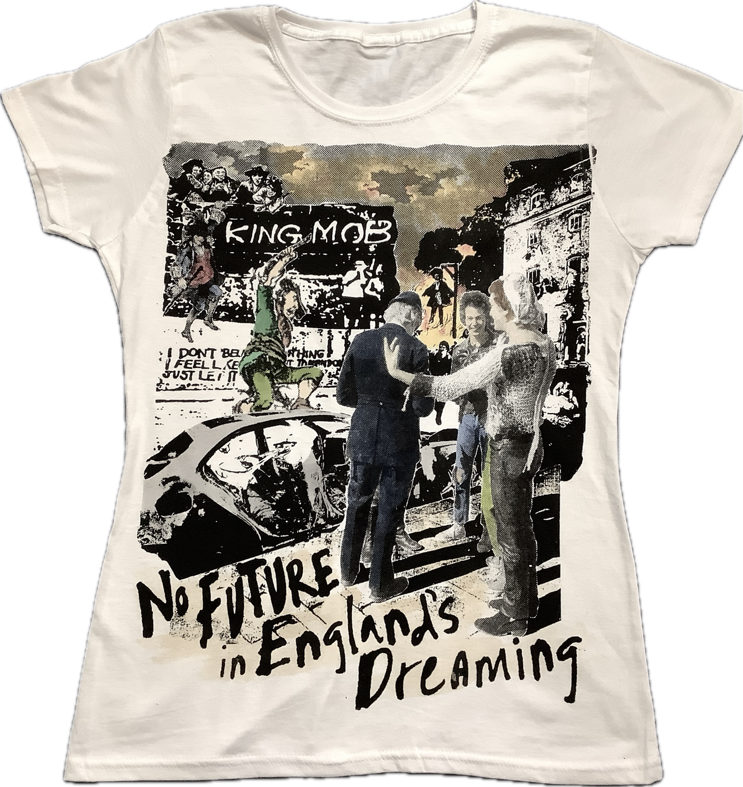 King Mob Sid & Steve WOMEN'S white t-shirt