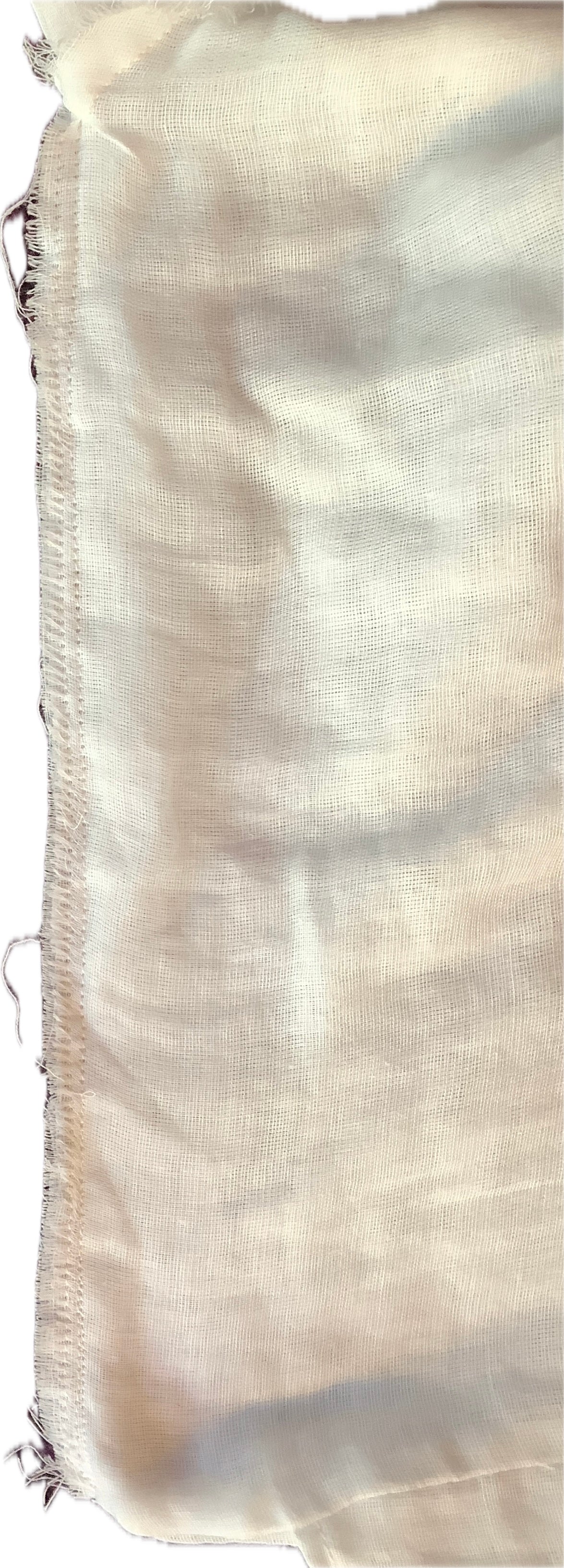 SALE: Destroy on white MUSLIN 61cms/24” across