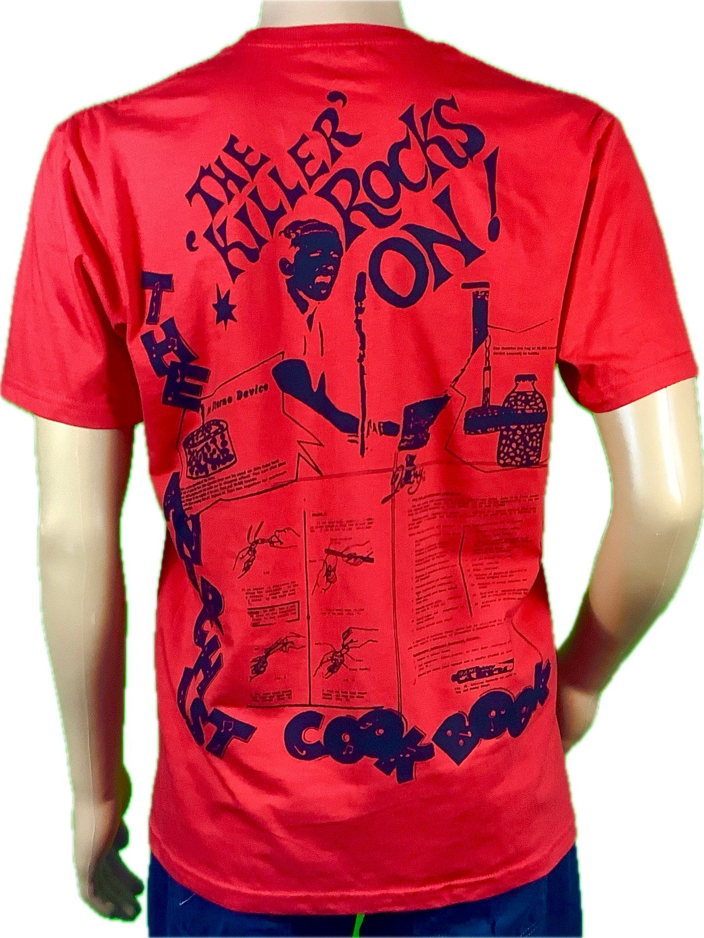 Sample: Vive le Rock red t-shirt - medium