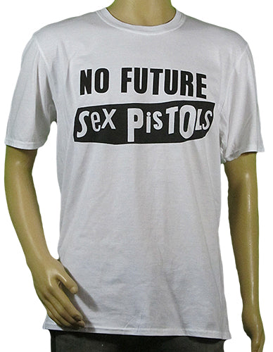 No Future Sex Pistols white t-shirt